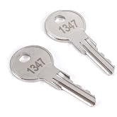 Replacement Keys for Silent Knight 1347, 2-Keys | sturdy metal material, compatible with 5000 series control panels, for fire safety maintenance &amp; emergency response