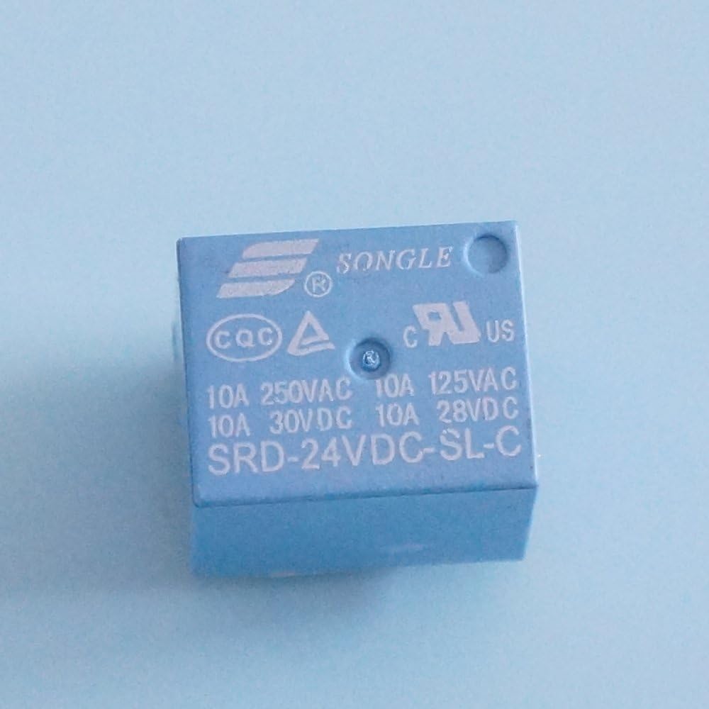 Songle 24v Dc Spdt Power Relay Srd-24vdc-sl-c Ak Pack of 5 - Image 3