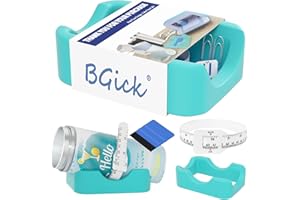 BGick Cup Cradle for Crafting Supplies with Felt Edge Squeegee and Tape Measure, Cricut Mug Press Accessories, for Applying Vinyl Decals Anti-Skidding Supports, Tumbler Cradle for Epoxy