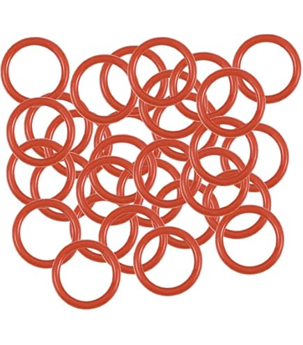 thumbnail image 2 of 100 Pcs Food Grade Silicone O-Rings - 8mm OD X 6mm ID X 1mm Thick (US Stock) 2 of 6