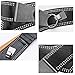 Waist Belt Womens Leather Fashion Wide Elastic Waistband With Punk Rivets Studs, Style 1 Black, One Size