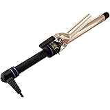 Hot Tools Professional 24K Gold Extra Long Curling Iron/Wand with Heat Resistant Mat, 1 inch