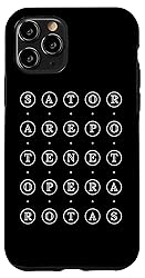 iPhone 11 Pro Latin Sator Square SATOR AREPO TENET