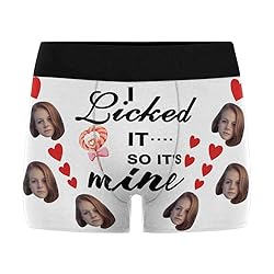 Custom Face Boxer Briefs, I Licked It So It's Mine