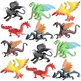 EOIVSH Mini Dragon Toys Figures - 12pcs Ancient