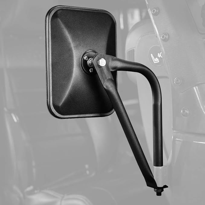 MICTUNING Upgraded 8.5 Inch Rectangular Adventure Door Hinge Mirror