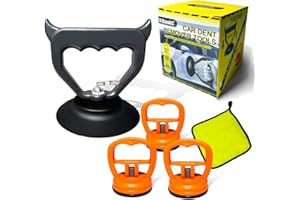 V CisxviLC 4Pcs Powerful Car Dent Puller-Dent Removal Kits,Auto Dent Puller,Dent Removal Tool,Suction Cup Large & Small Dent Repair Kit,Screen Removal Tool,Glass,Tiles,Mirror and Objects Moving