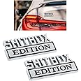 VAGURFO 2 Pack Shitbox Edition Emblems,Car Emblem Badge 3D Sticker Decal,Personalized 3D Fender Sticker Badge Nameplate Decal Stickers Replacement Compatible with Most Car Truck SUV