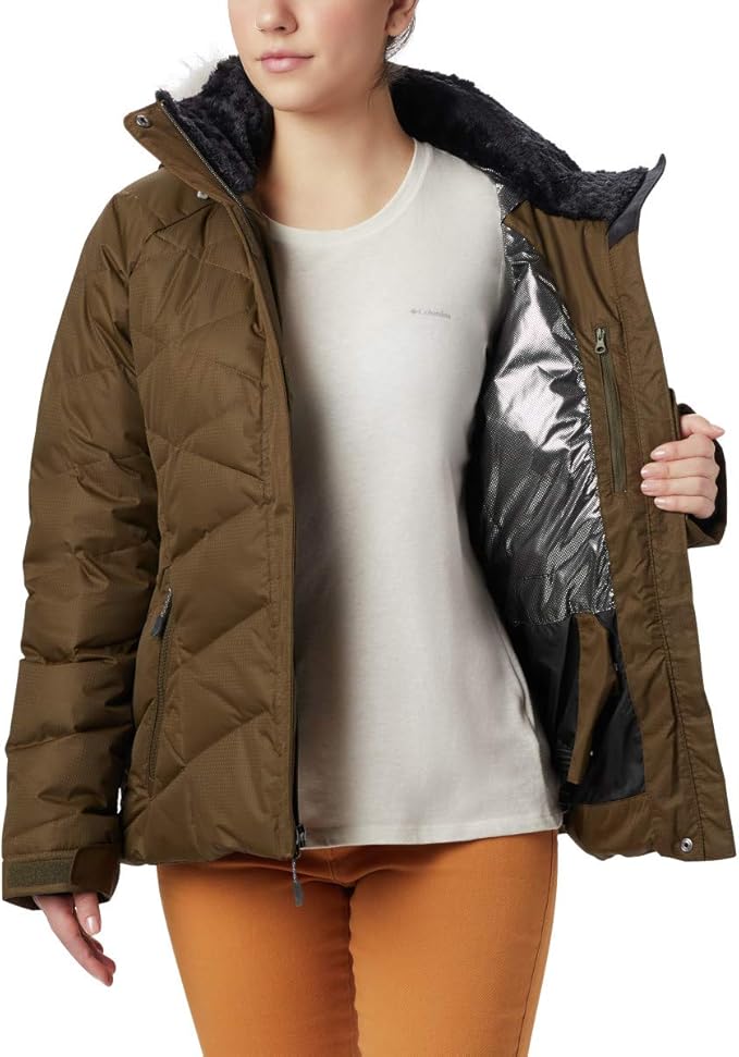 Columbia 哥伦比亚 Lay D Down II  防水热反射 550蓬 户外女式羽绒服 L码1.9折.39 海淘转运到手约￥368