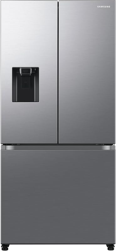 Frigorifero French Door con congelatore, 178 cm, 495 l, WiFi & SmartThings AI Energy Mode, Twin Cooling+, Auto Ice Maker, No Frost+, look in acciaio inox, RF50C530ES9/EF