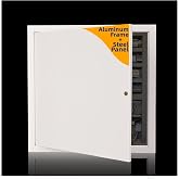 18x18 Access Panel for Drywall/Attic/Plumbing/Wall,Drywall Access Panel | Thicken 1mm Metal,Plumbing Access Panel for Drywall 18x18" Wall Hole,Garage/Attic Access Door,Overall Size 19 1/2"x19 1/2"