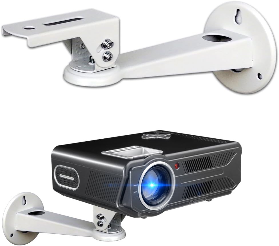 Angle Adjustable Projector Mount,LANMI Mini Projector Wall Mount, Projector Hanger with Load 11 lbs Length 7.87" 360 Degree: Electronics