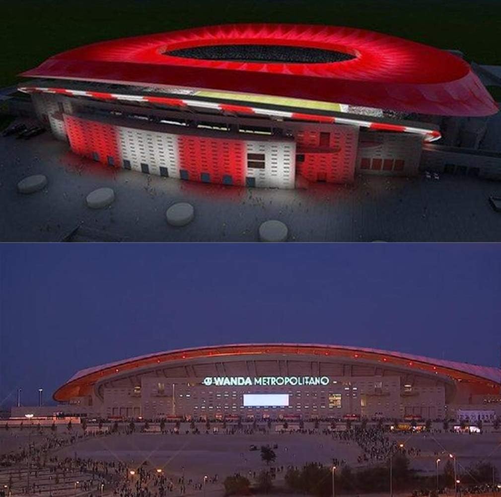 Amazon Co Jp 3dジグソーパズルサッカースタジアム ワンダ メトロポスタジアムアトレティコ マドリードフットボールクラブ棟記念のファンのギフト ホーム キッチン