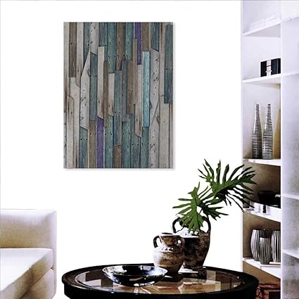Amazon Com Warm Family Wooden Art Stickers Blue Grey Grunge