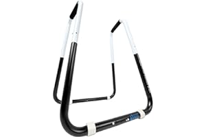 Ultimate Body Press Dip Bar Fitness Station - Adjustable Width Folding Dip Stand with Angled Grips, Stable Leveling and Easy Storage