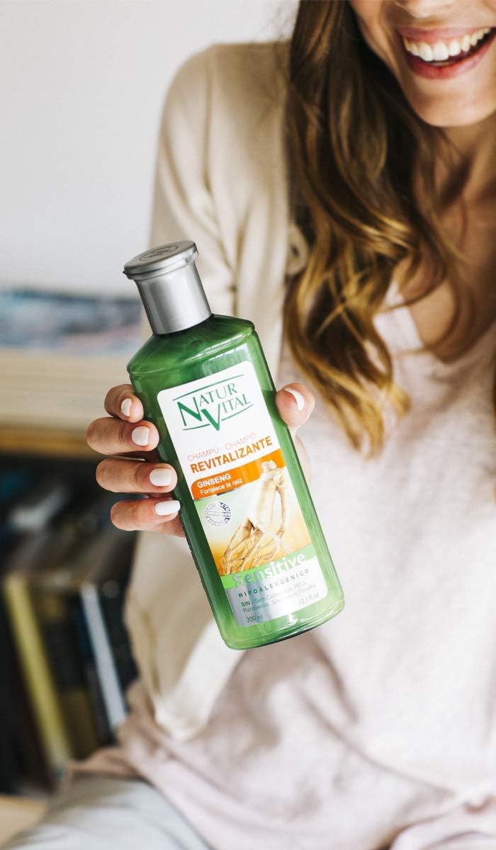 NaturVital Sensitive Revitalizing Shampoo, Paraben and Silicone-Free, Natural for Weak Hair Atopic Skin and Sensitive Scalp - Image 3