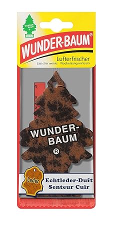 Wunder-Baum 134244/24 Lufterfrischer 24-er Box Echt Leder