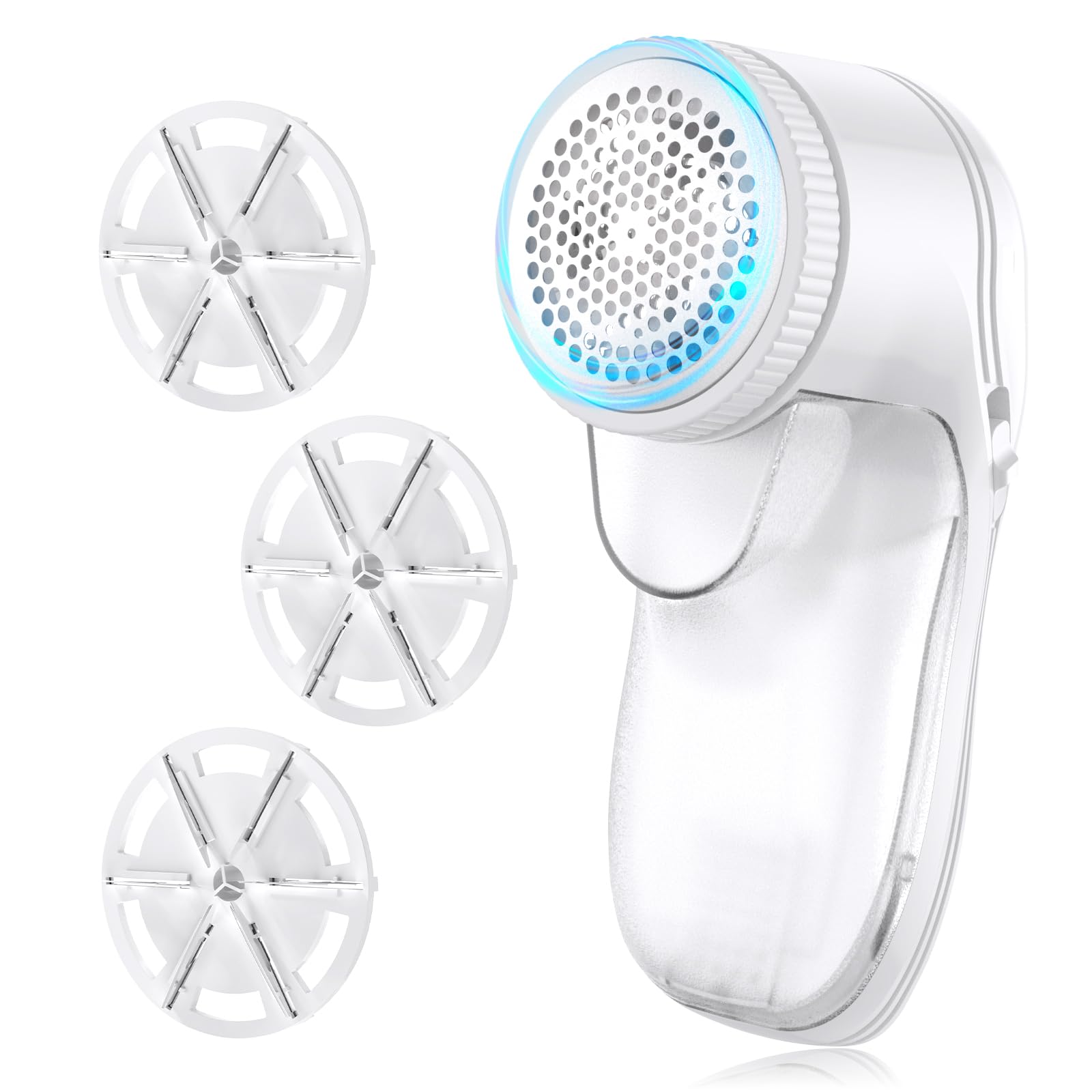 Photo 1 of Fabric Shaver, Electric Lint Remover, Lint Shaver with 3 Replaceable Blades USB Rechargeable, Sweater Shaver, Clothes Shaver, Pilling Remover, Fabric Shaver Fuzz Remover for Clothes Furniture