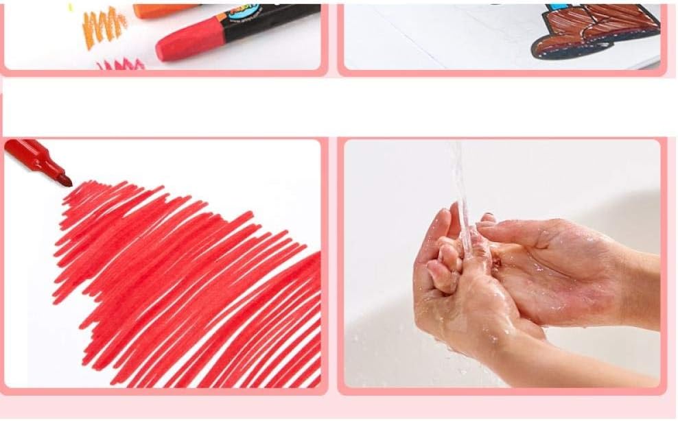 Watercolor Brush Set, Kindergarten Color Pen, Washable Color, Painting Color Pen, Safe and Non-Toxic@Black