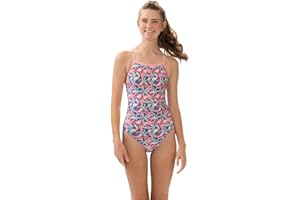 Dolfin Uglies Women's One Piece Swimsuit - Athletic V-Back Training Swimsuit