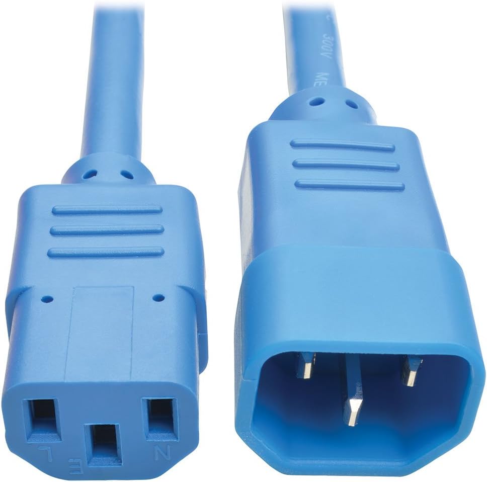 Tripp Lite 0.61 m 15 A Power Extension Cord Lead Cable - Blue