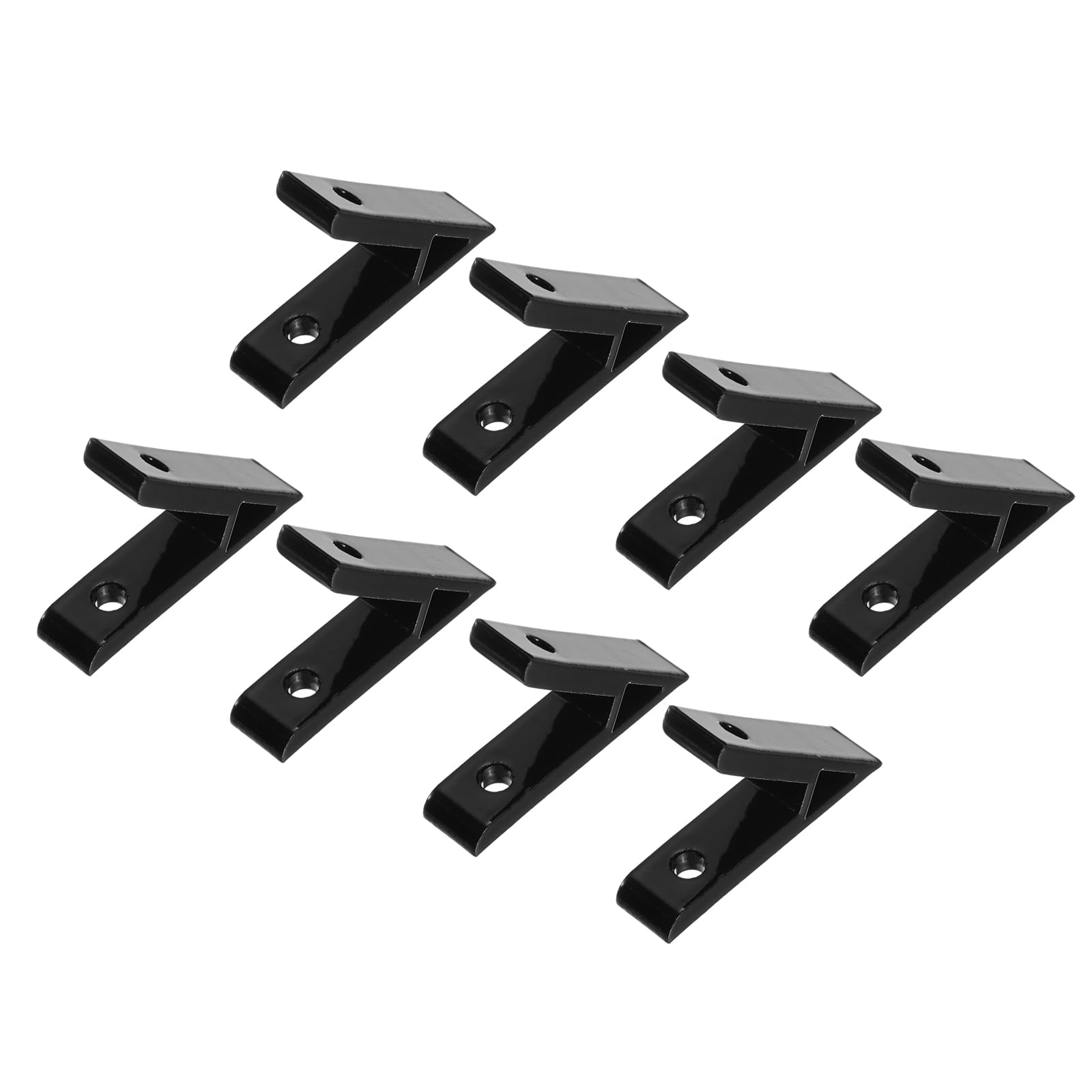 Photo 1 of uxcell 8Pcs 45 Degree Angle Aluminum Profile Corner Brackets, Corner Brace Joint Connectors for 2020 Series (Black)