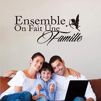 Amazon Com Smydp French Citation Ensemble On Make A Family Vinyl Wall Sticker Decals Art Wallpaper Living Room Home Decor Decoration 30x58cm Baby Amazon Com Smydp French Citation Ensemble On Make A Family Vinyl Wall Sticker Decals Art Wallpaper Living Room Home Decor Decoration 30x58cm Baby