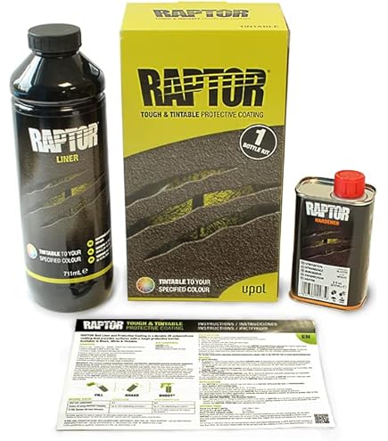 Amazon.com: 1 Liter RAPTOR Kit Black NR : Automotive