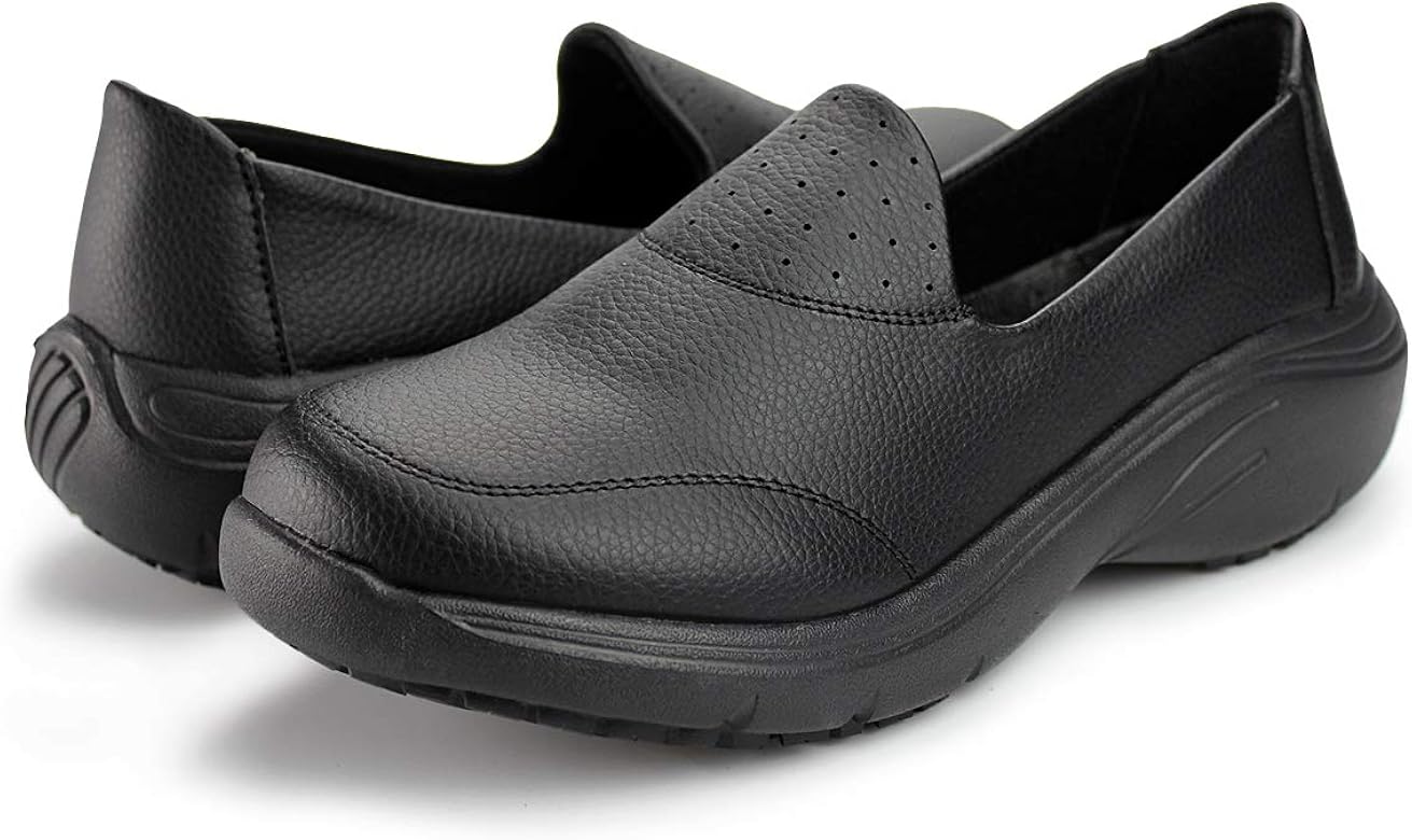 hawkwell women's lightweight comfort slip resistant nursing shoes