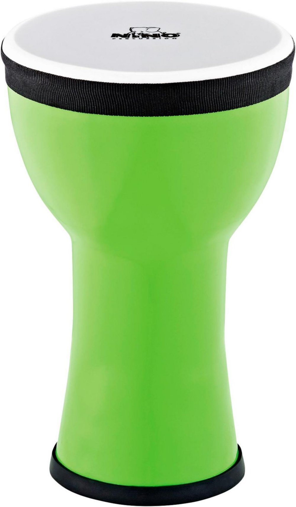 Nino Percussion Elements Mini Djembe - Small Musical Instrument for Children from 3 years - 6-inch Diameter - Plastic, Green (NINO-EMDJ-GA)
