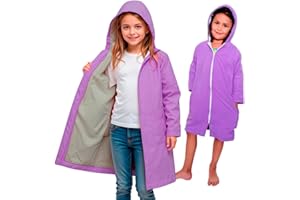 MACAR Waterproof Swim Parka with Fleece Lining – Ideal for Poolside & Outdoor Activities