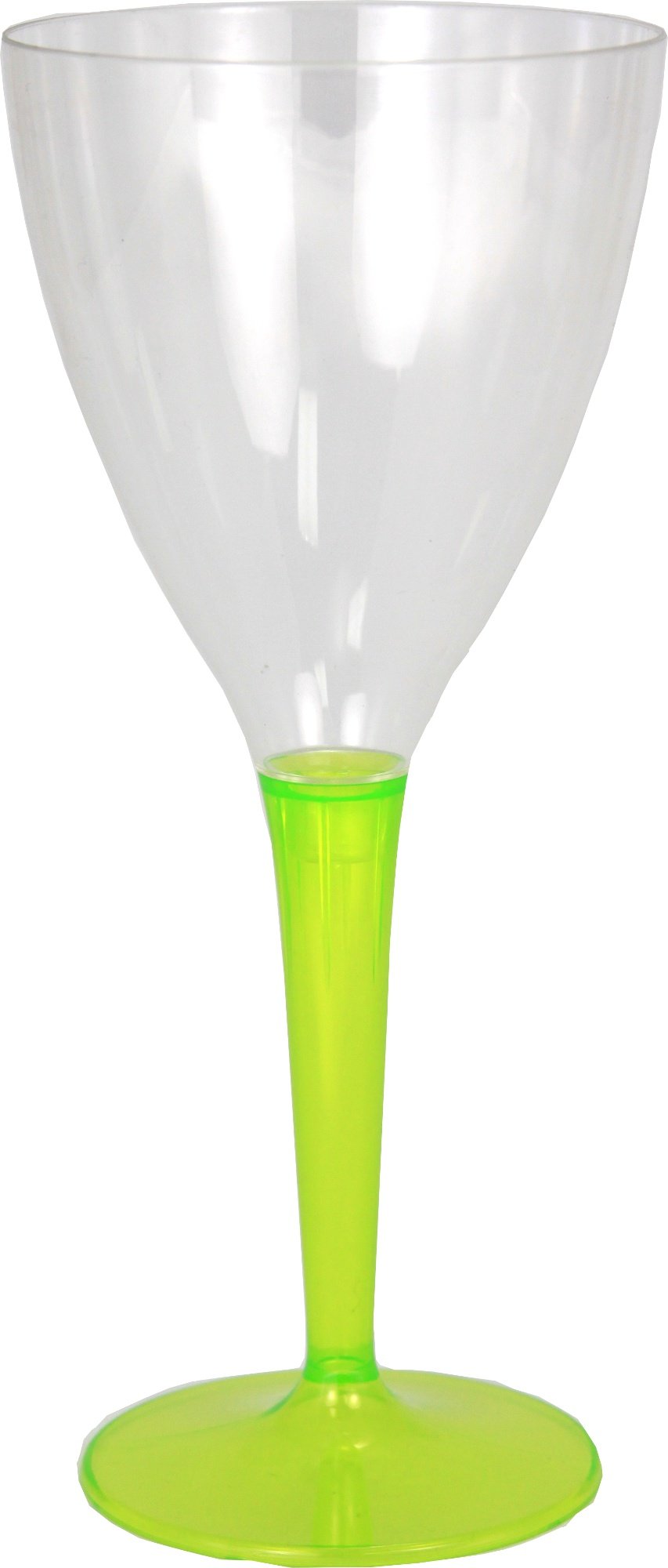 MOZAIK 6 Green Anis Plastic Wine Glasses (130ml)