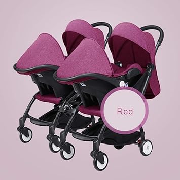 detachable twin pram