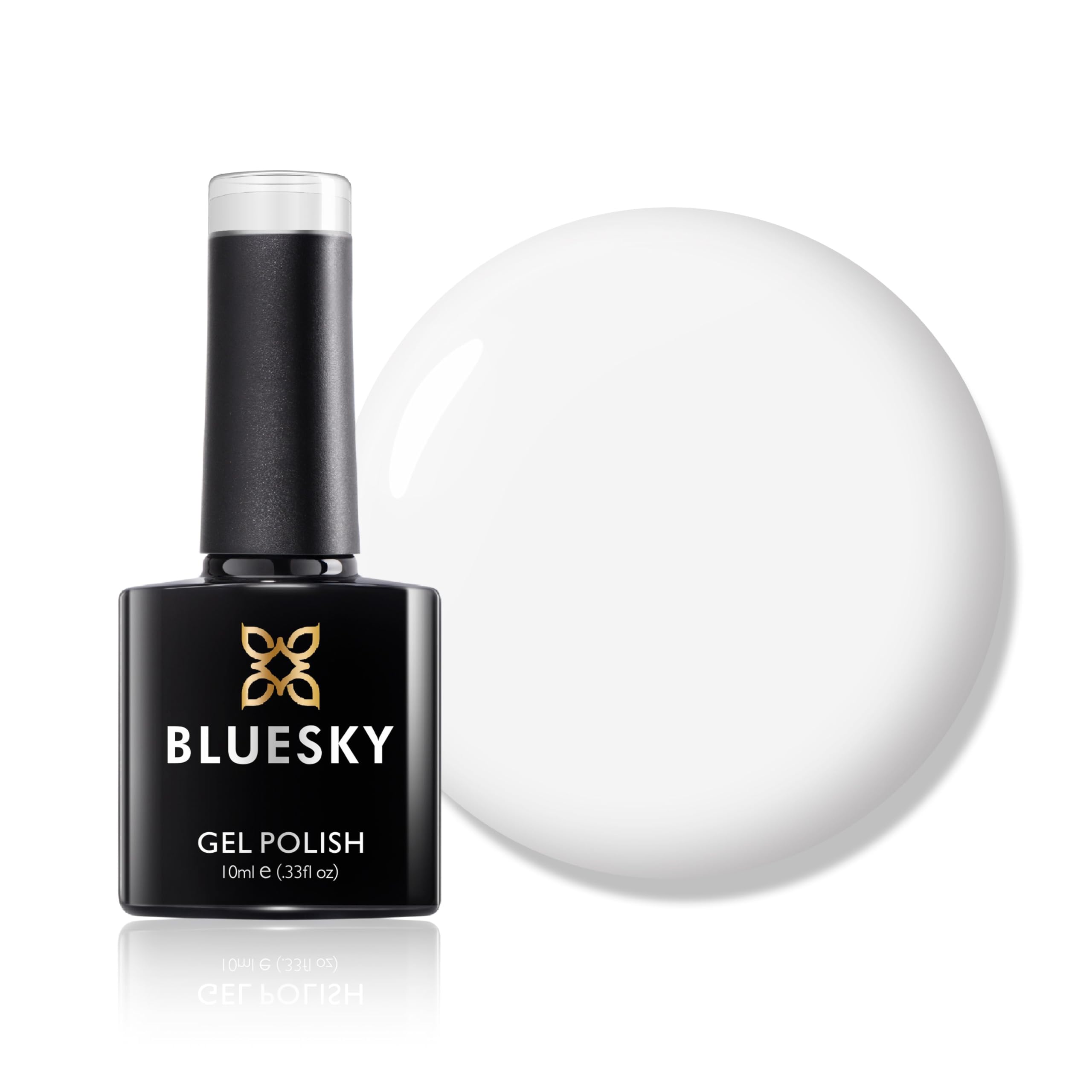 Bluesky Gel Nail Polish, Misty D275, Light, Pearl, White Long Lasting, Chip Resistant, 10 ml (Requires Drying Under UV LED Lamp) — image 1