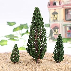 VORCOOL Mini Alberi Pino con Dimensioni Diversi 8PCS