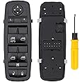 Power Window Switch Compatible with 2009-10 Journey, 2007-11 Nitro, 2008-12 Liberty Replace OE 4602632AB, 4602632AC, 4602632AD, 4602632AE, 4602632AF, 4602632AG, 4602632AH Black