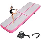 KIKILIVE Inflatable Gymnastics Tumbling Mat 16ft