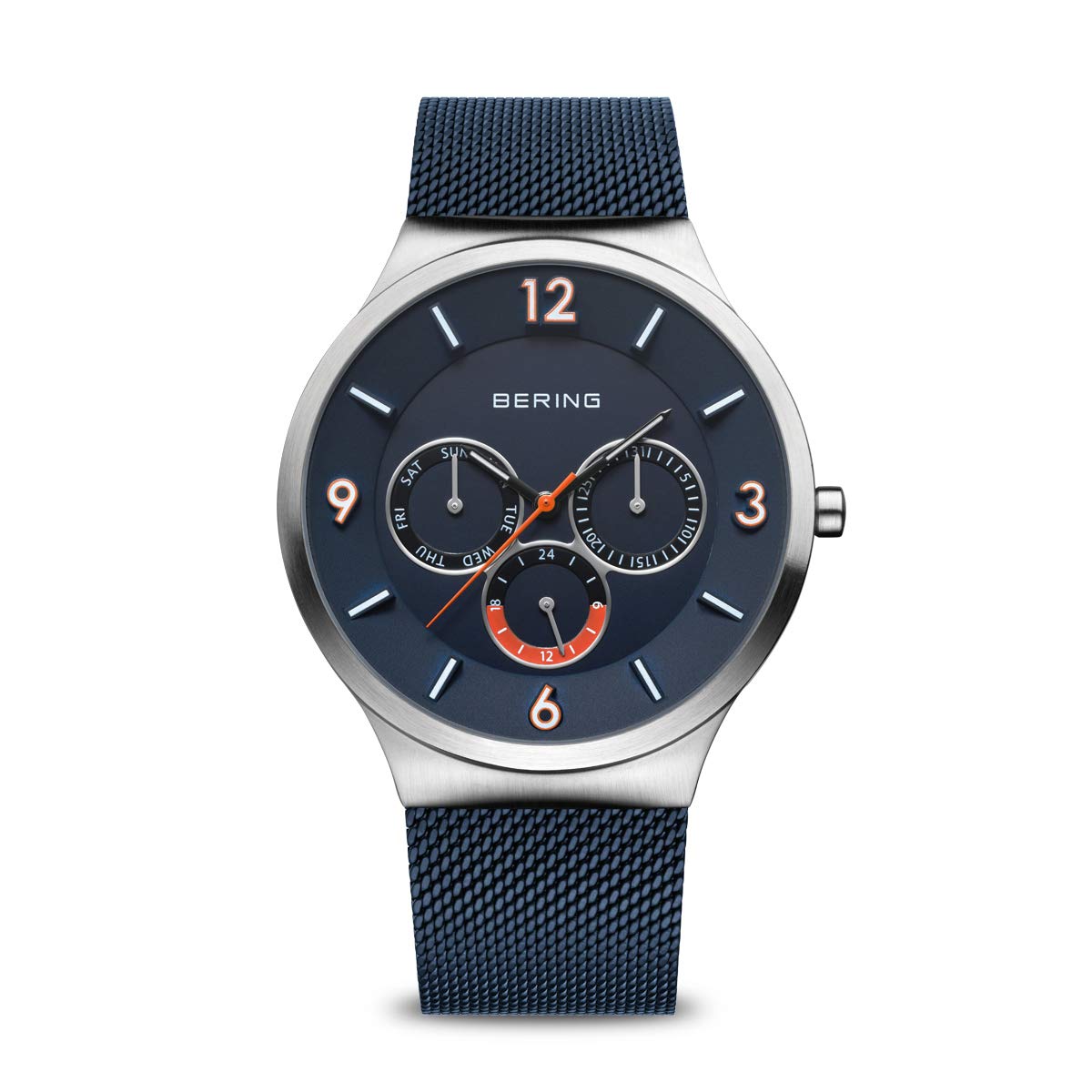 BERING Men Analog Quartz Classic Collection Watch with stainless steel Strap and Sapphire Crystal 33441-307