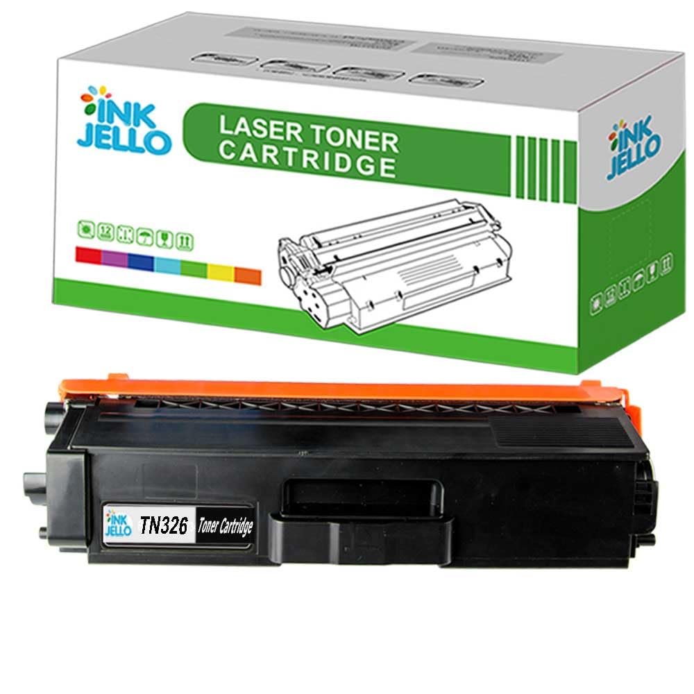 Inkjello Toner Cartridge For Printer, Compatible with Brother DCP-L8400CDN DCP-L8450CDW HL-L8250CDN HL-L8350CDW MFC-L8650CDW MFC-L8850CDW TN326B (Black)