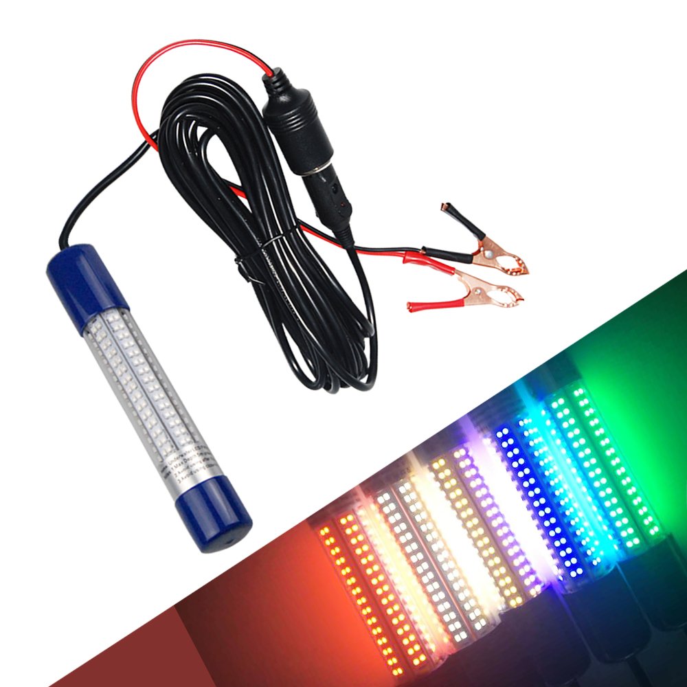 12V24V Underwater Fishing Light Super Bright 180 LED Lamp