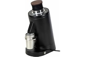 Turin Grinders DF83 v3 Single Dose Coffee Grinder | 83mm Flat Burr Grinder with Stepless Adjustment Black, DLC Espresso Burrs