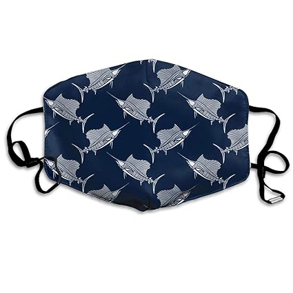 Amazoncom Hengxin Tz Marlin Fish Pattern Anti Dust Mouth - 