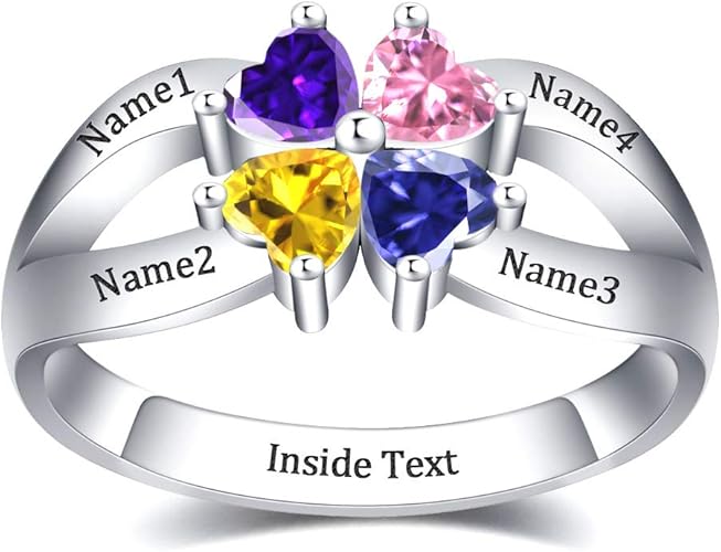 cheap personalized mothers rings