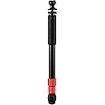 Barnett Sureshot Monopod to Increase Crossbow Stability, Designed for use with Barnett Crossbow Models with VertiGrip Palm Rests, Black/Red