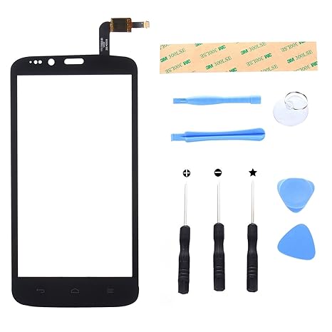 Lusee Digitizer Bildschirm für Huawei U19 / Honor Holly Vorderseite Ersatz Touch Screen Display Reparatur Touchscreen Glas Re