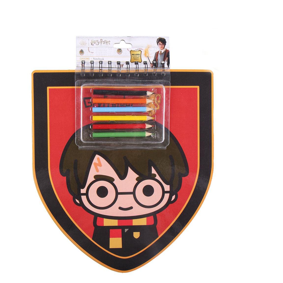 CERDÁ LIFE'S LITTLE MOMENTS - Exercise Books for Painting Colouring Books for Toddlers, Including 6 Coloured Pencils and 15 Stickers, Original Gift for Children - Officially Licensed by Warner Bros