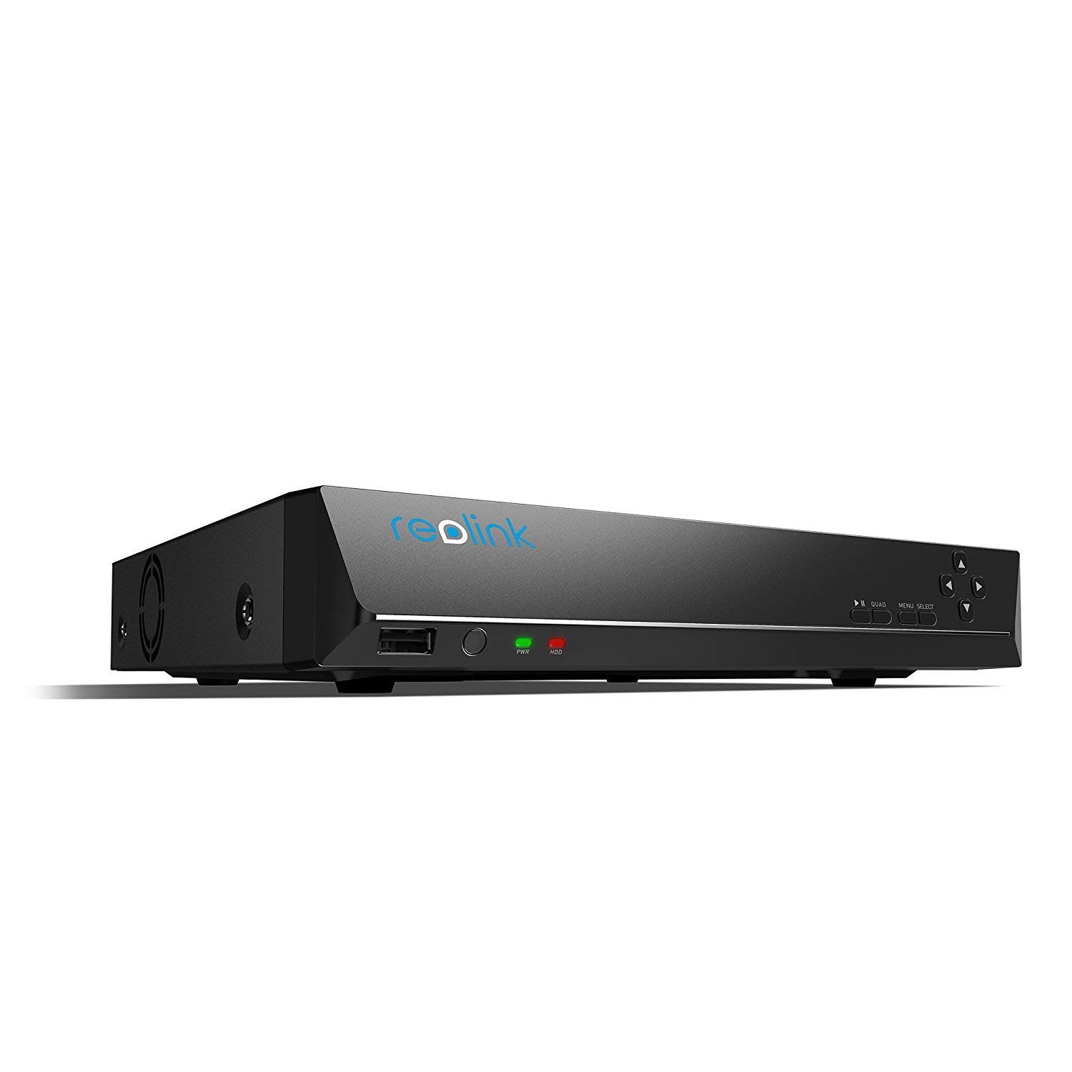 REOLINK 16CH Network Video Recorder for Home Security Camera System,Only Work with 16MP/12MP/4K/8MP/5MP/4MP The Same Brand PoE IP Cam,24/7 Recording to Pre-Installed 4TB Hard Drive,RLN16-410