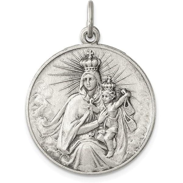 Collares De Plata Esterlina Colgante De Plata De Ley De San Cristóbal - Con Cadena A Collares Y Colgantes De Joyería Cadenas Plata