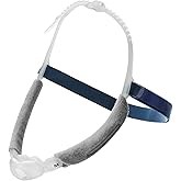 SyunsXoon Nasal Pillow with Headgear Replacement for ResMed Swift FX Frame System, Standard CPAP Nasal Pillow Frame Assembly Included Soft Silicone Sealing Nose Pillows Cushion & Head Strap