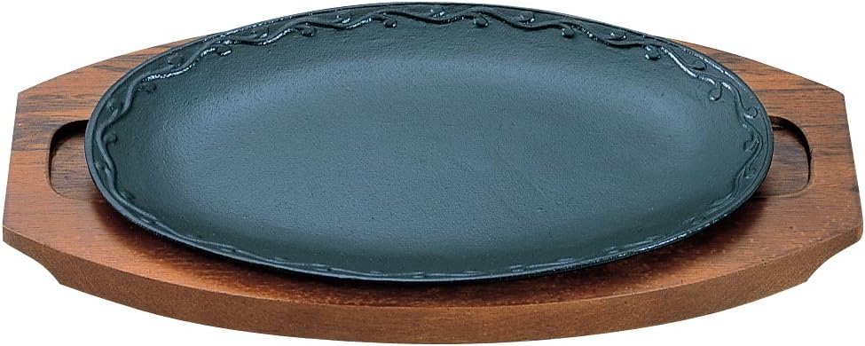 南部鉄 IH対応ステーキ皿 唐草